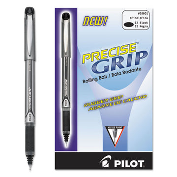 Pilot® Precise Grip Roller Ball Pen, Stick, Bold 1 Mm, Black Ink, Black Barrel freeshipping - TVN Wholesale